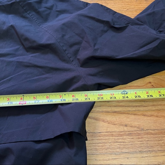 Eddie Bauer Small Gore-Tex Hooded Rain Coat Black Waterproof Light Vented - Picture 7 of 9